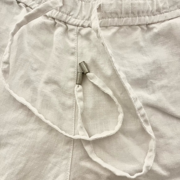 Tommy Bahama White 100% Linen Drawstring Pants EC  Size M - Picture 11 of 12